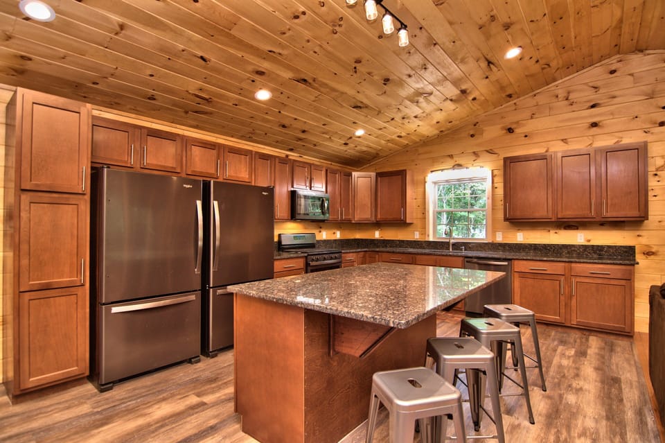 Long View Of Eat In Kitchen.