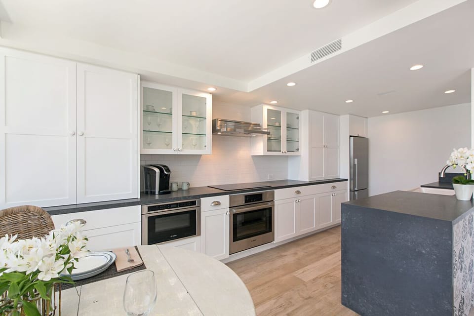 Kitchen with luxury appliances
