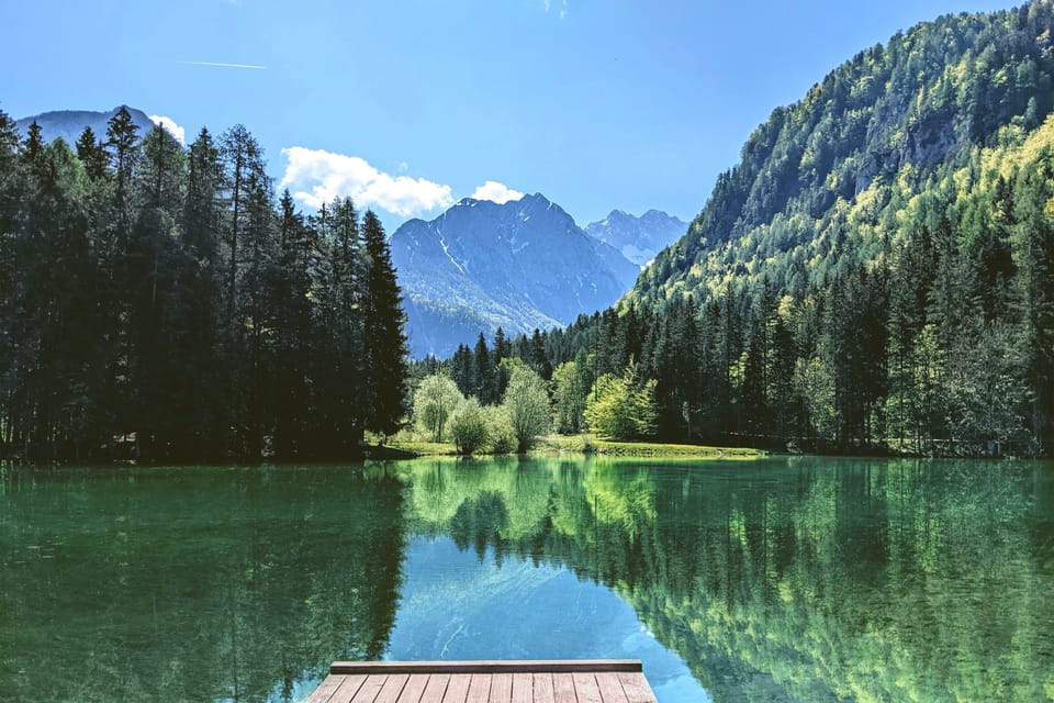 Alpine lake in Slovenia
