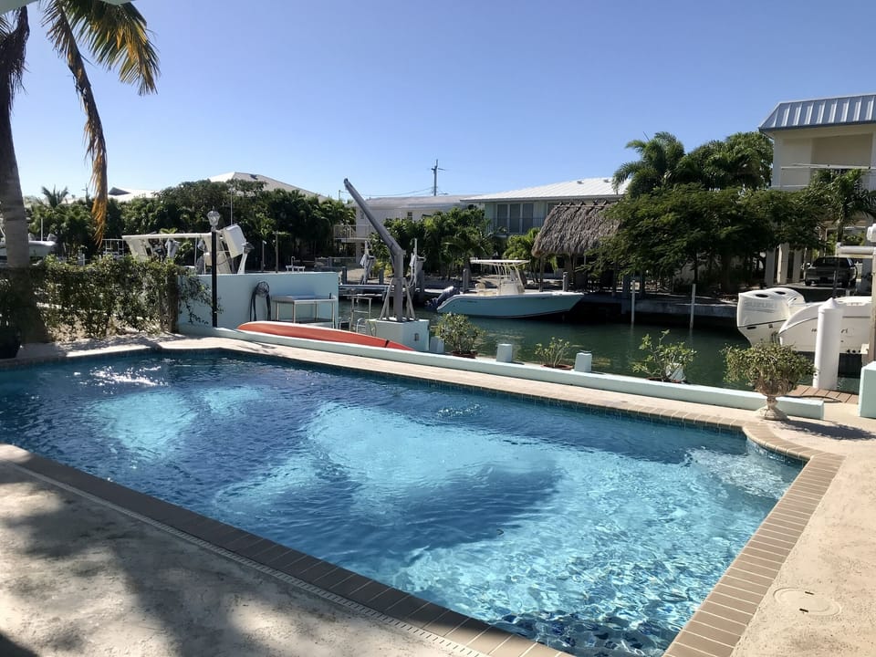 Outdoor heated pool