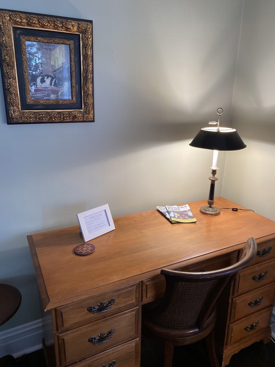 Office nook in Living Room