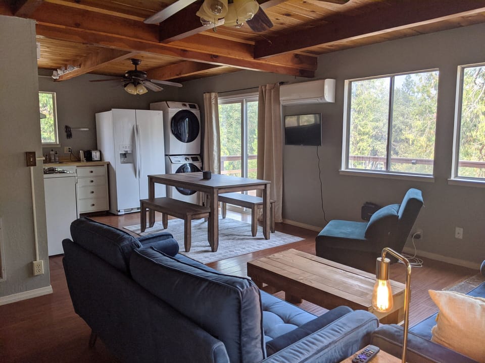 You will love the open kitchen, dining and living room combo