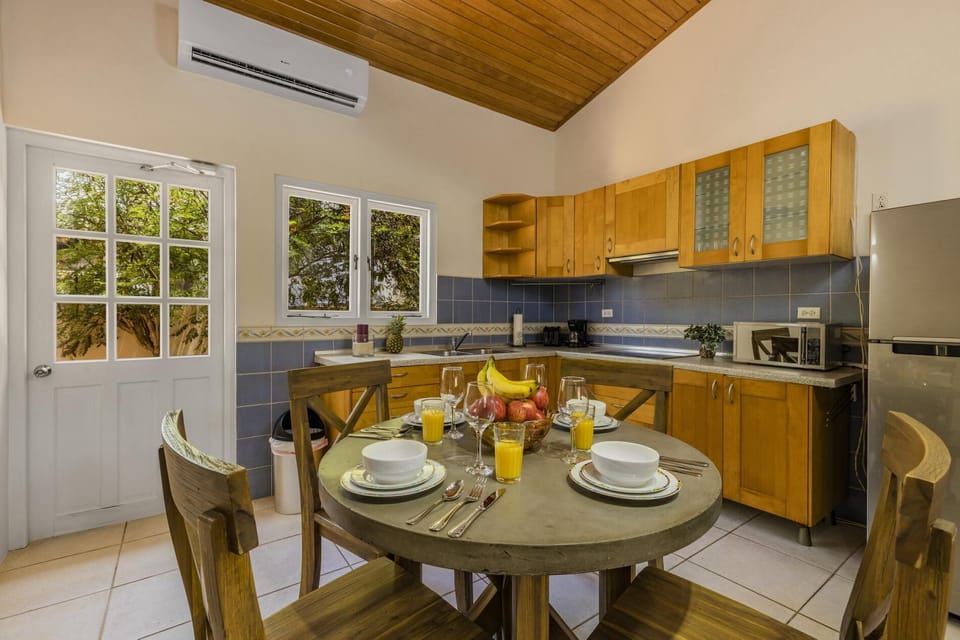 Well equipped kitchen and dining area with all the facilities.