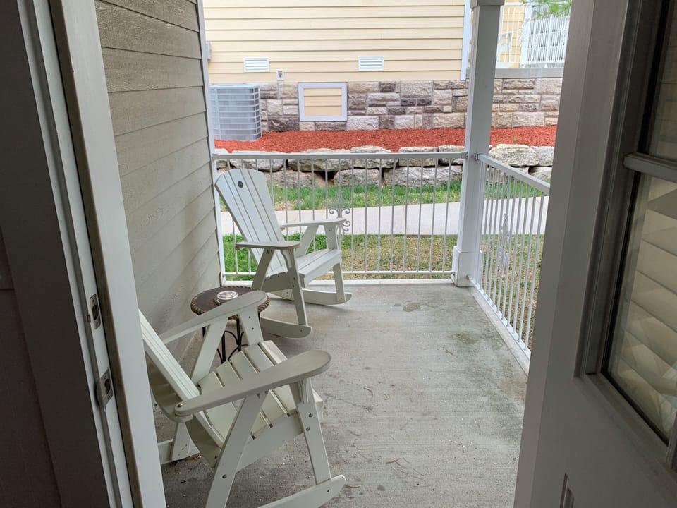 Step out onto your private patio or balcony and take in your surroundings.