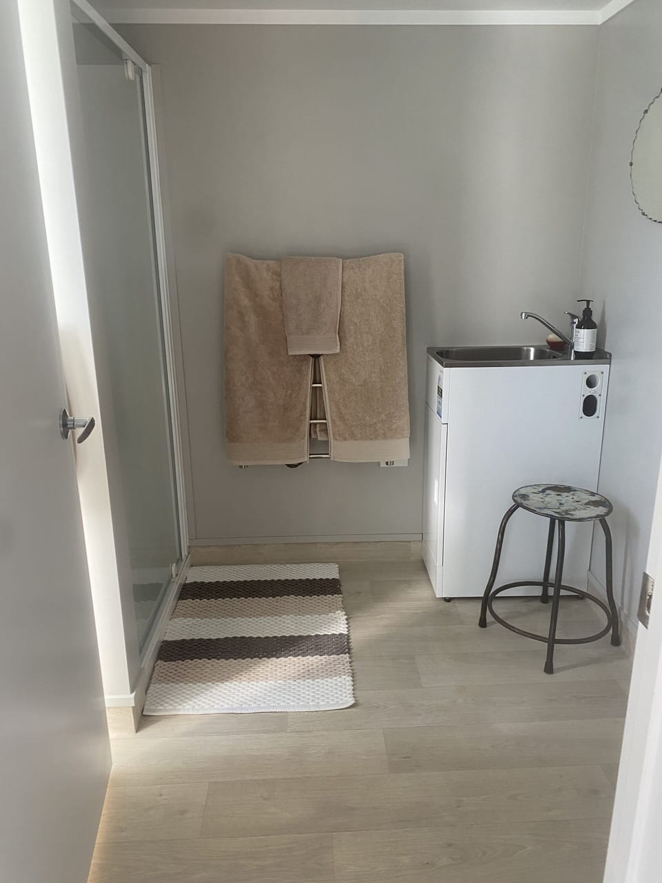Wet area, shower and toilet