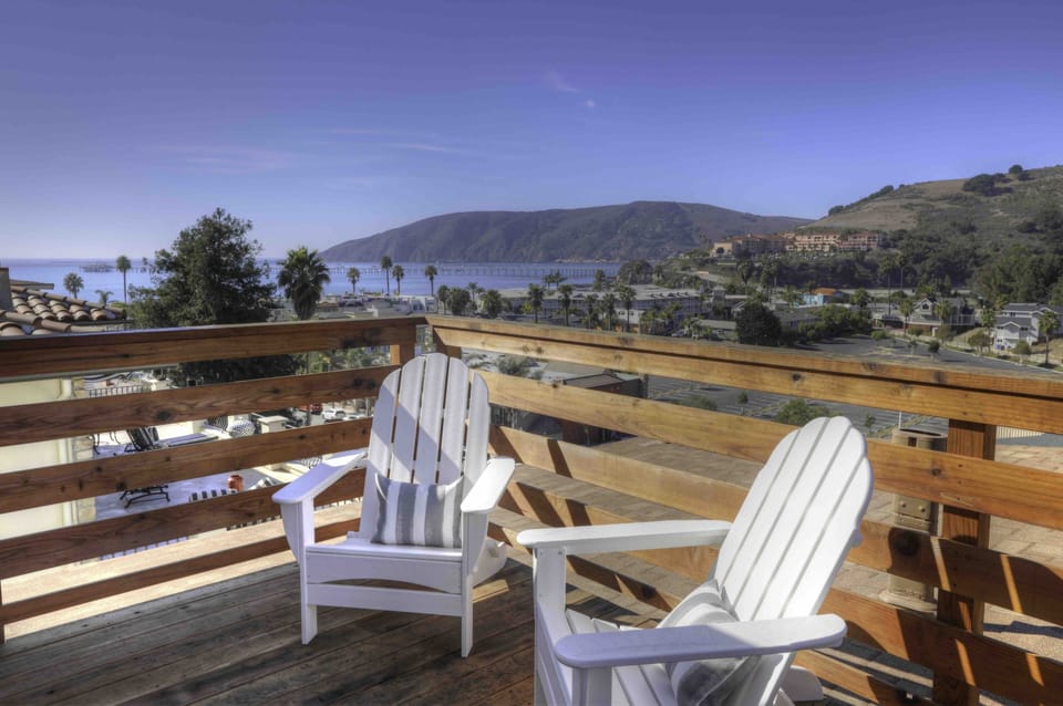 Big Avila Beach views from the deck. Entry to the deck is from the living room or master bedroom.