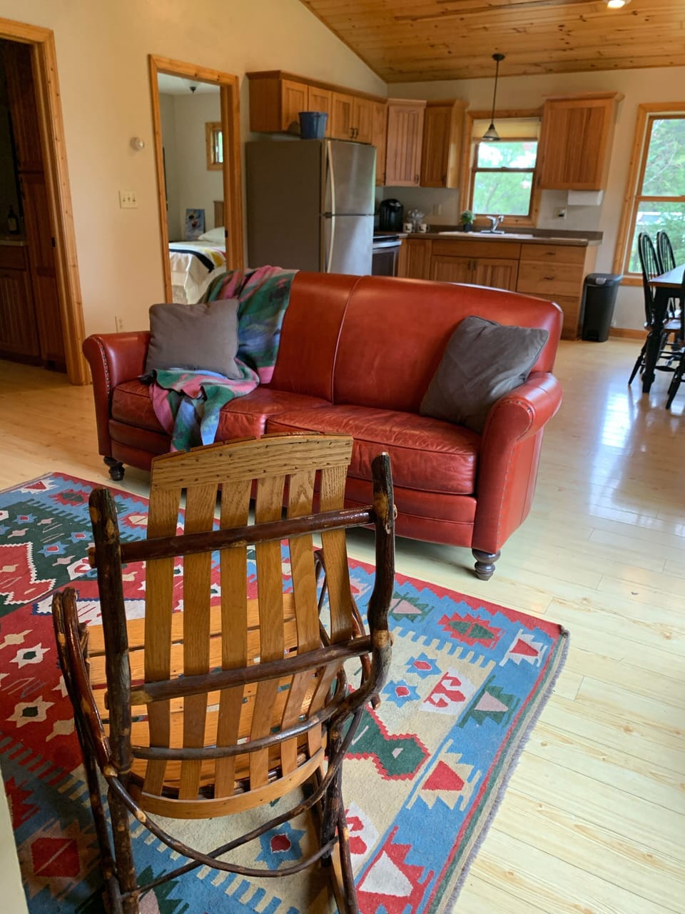 Living Room overlooking kitchen 
