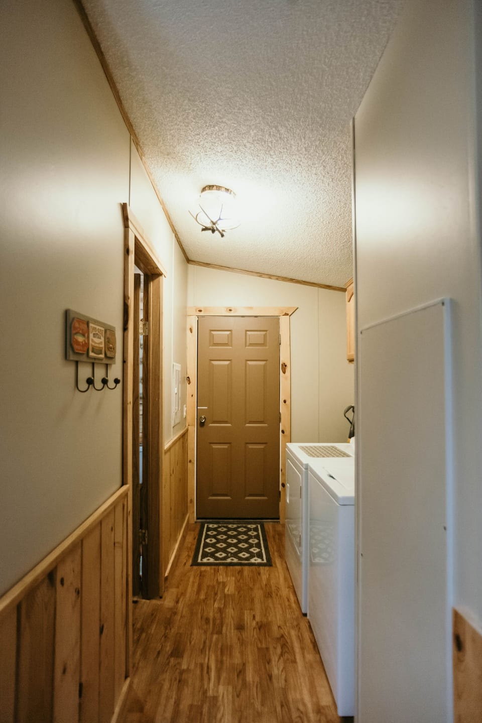 garage entrance to house