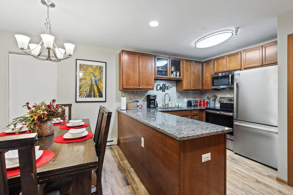New refrigerator and microwave