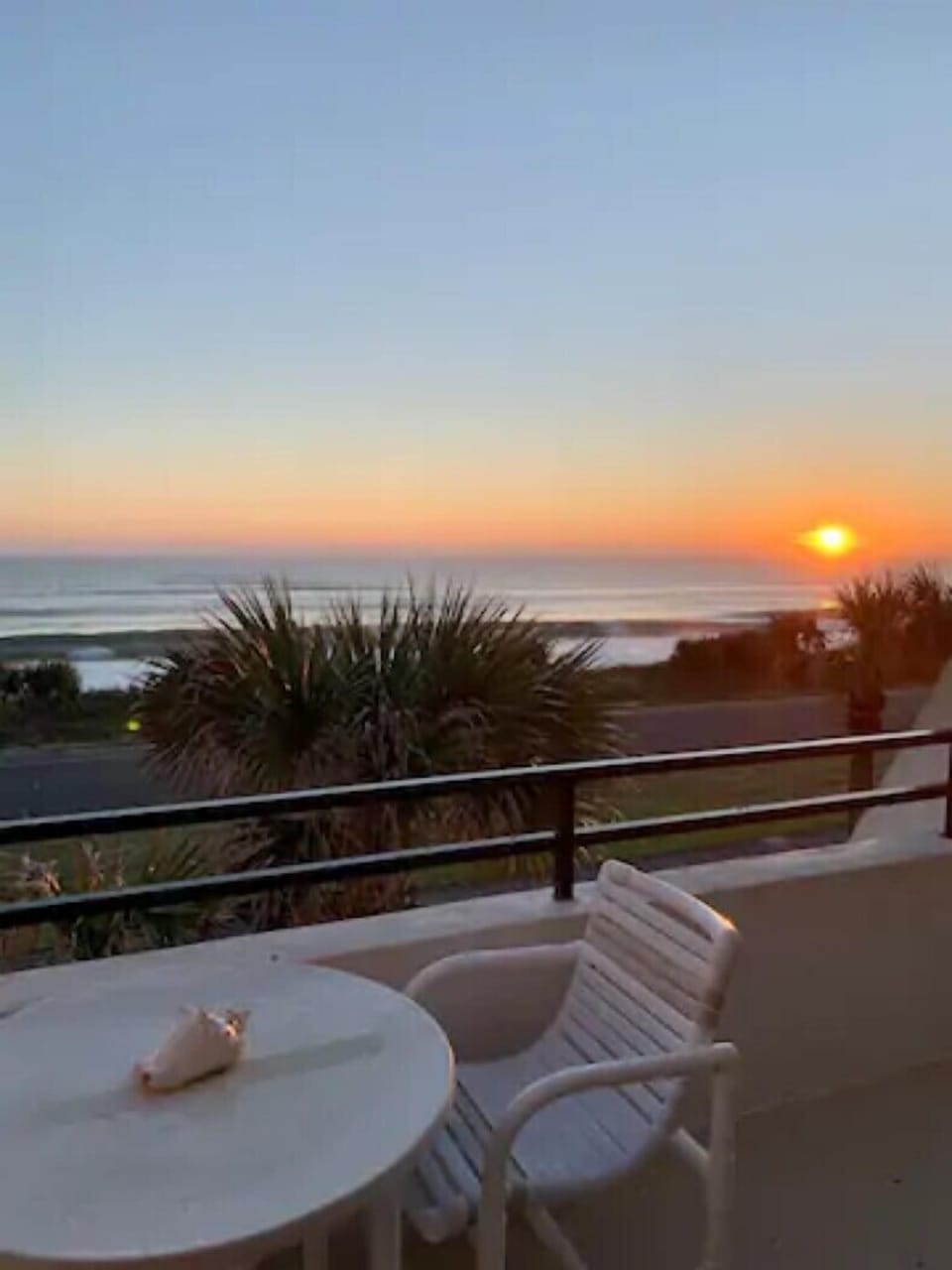 Enjoy your coffee and the sunrise from the master bedroom balcony