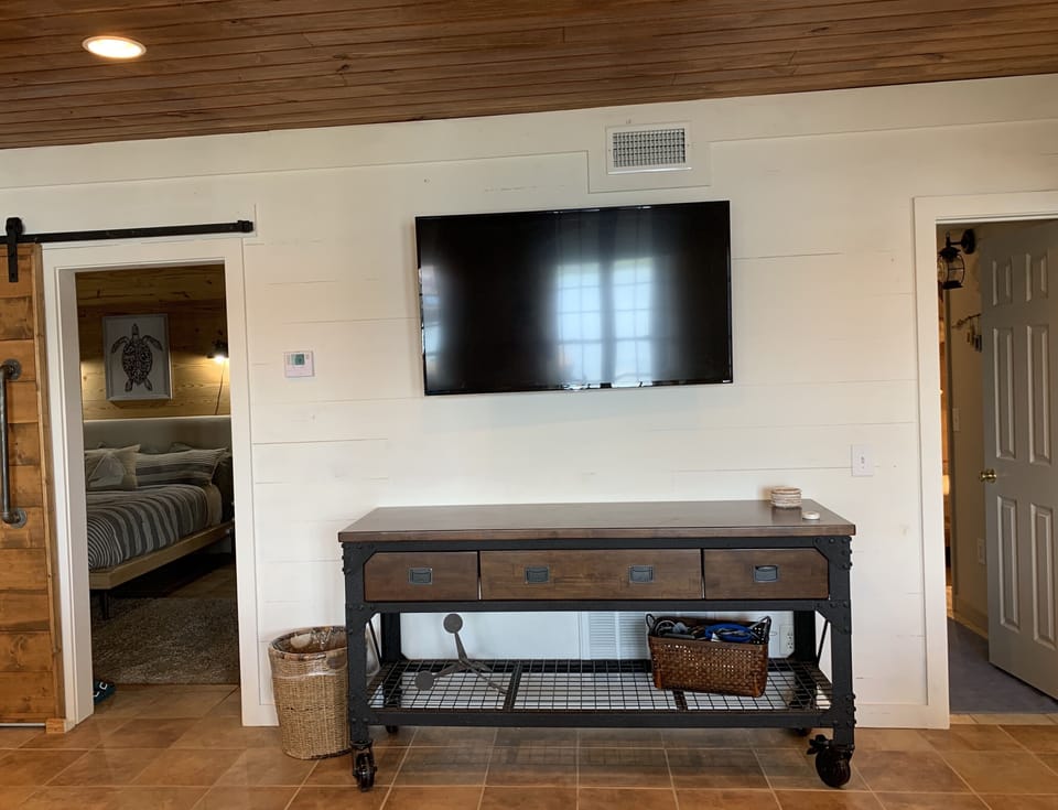 Smart TV in downstairs den