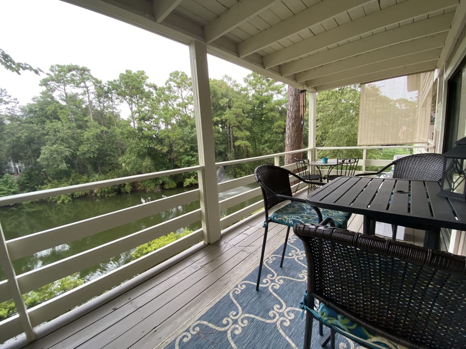160 SQ FT OF BALCONY TO ENJOY MANY SPECIES OF ANIMALS-ALLIGATORS, BIRDS ,TURTLES
