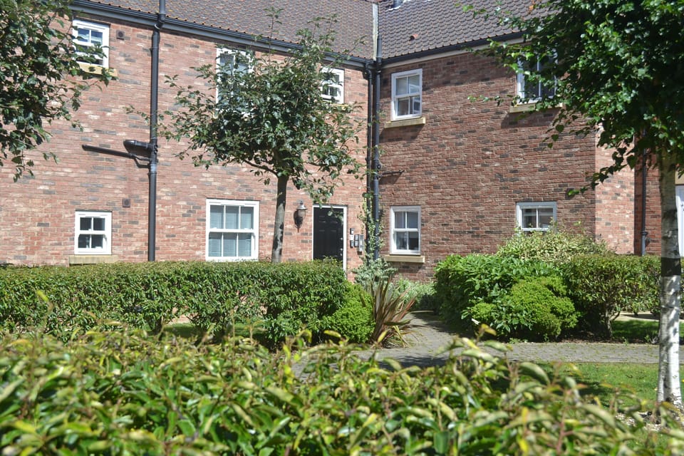Entrance door to Filey Bay Haven apartment block