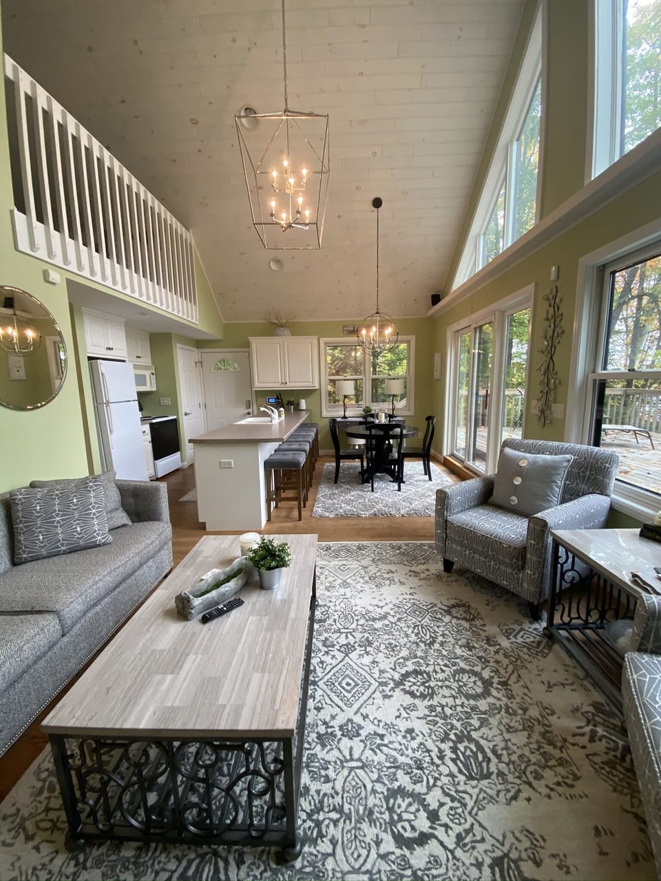 Upper level living area