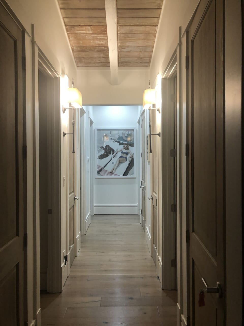 Hallway leading to bedrooms