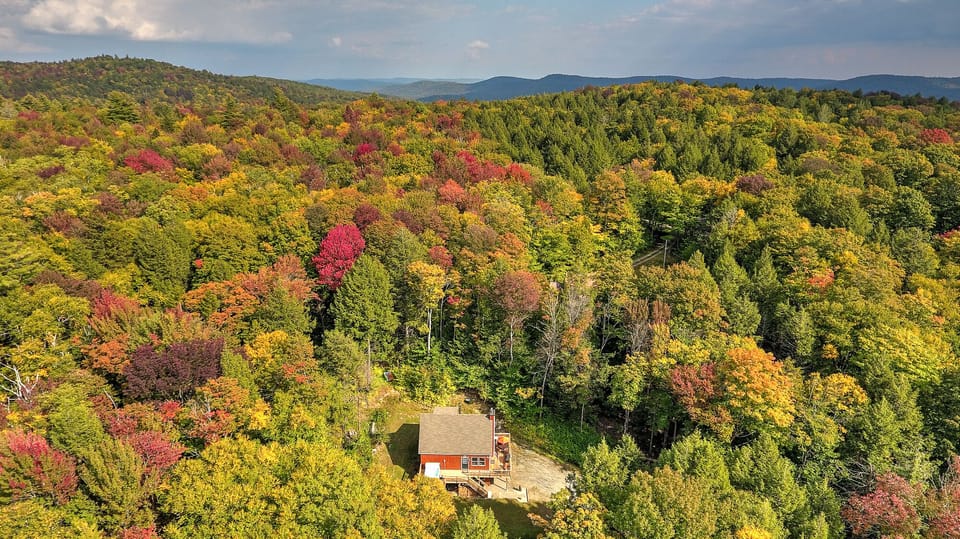 The home from above.