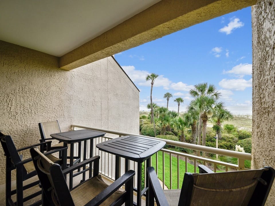 Enjoy Dining on the Balcony at 468 Captains Walk