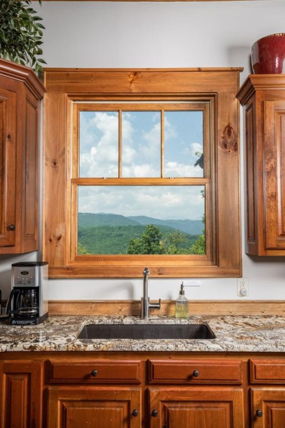 View from the kitchen sink - breathtaking!
