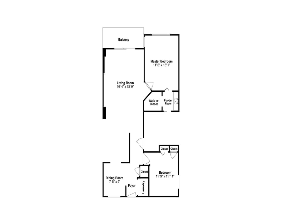 Sea Winds 602 - Floor Plan
