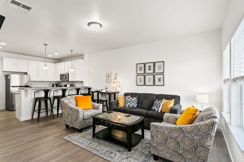 Charm and comfort combined to make this living space an amazing place to hang out.