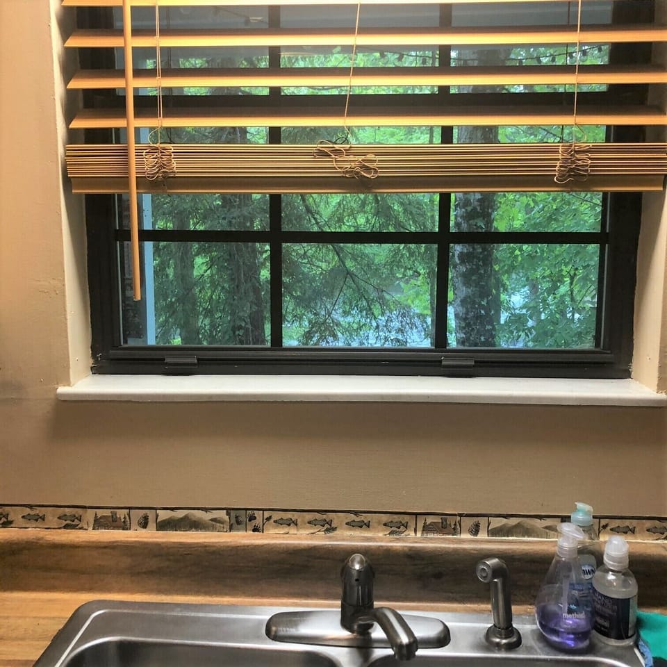that's the river looking out the kitchen window!