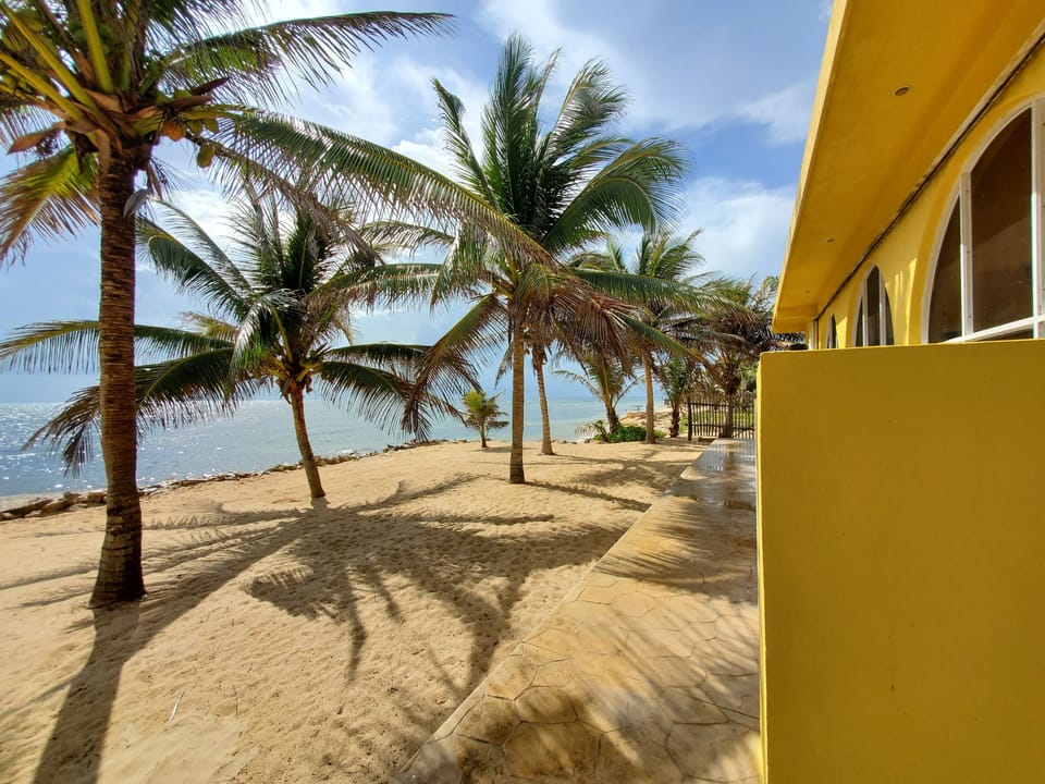 After taking a shower in our Beach shower I turned and this was my view!