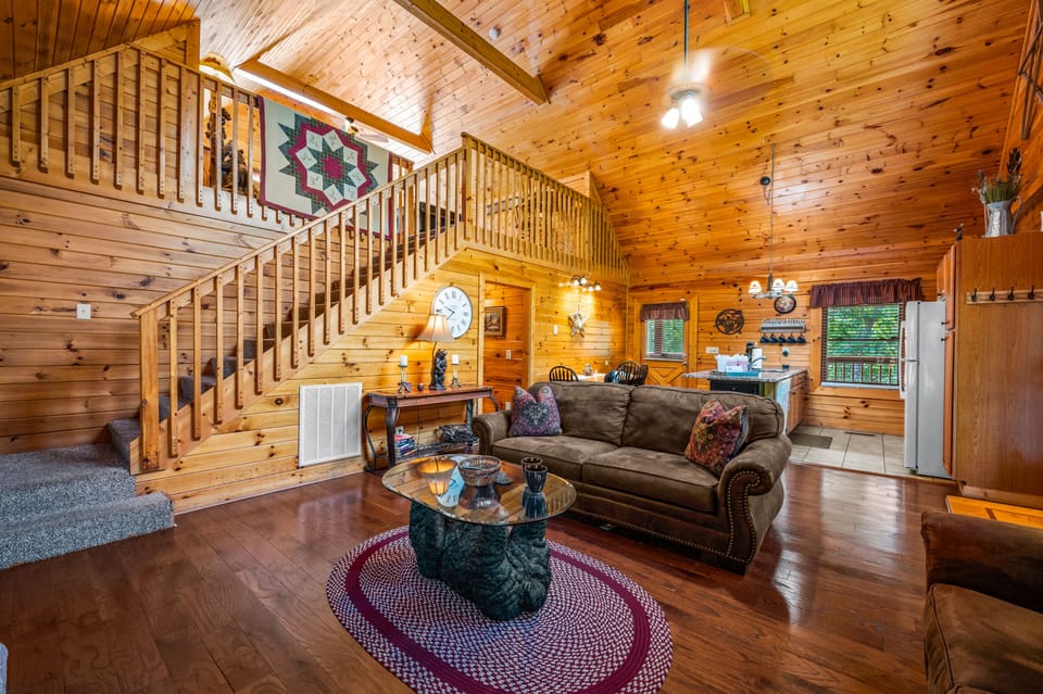 Open floor plan - View from fireplace