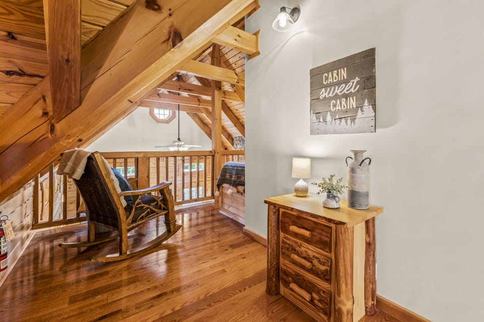 Upstairs loft area
