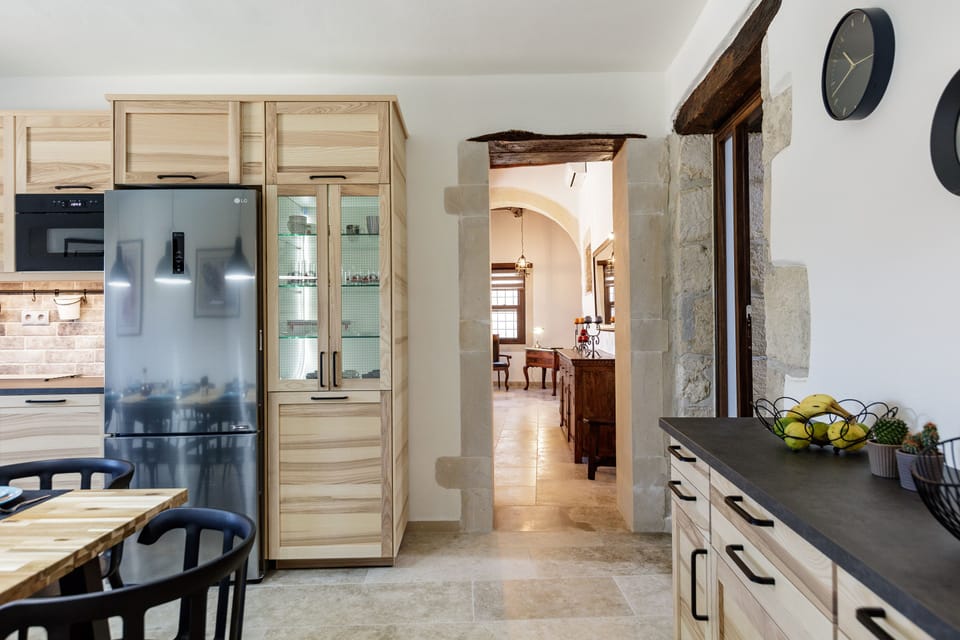 A fully equipped kitchen for culinary wonders.