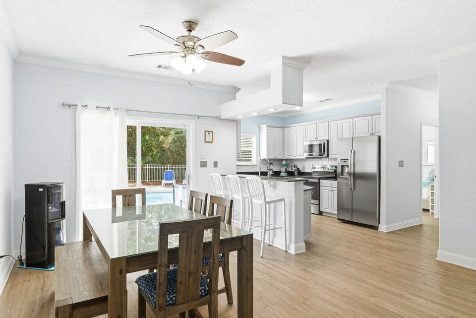 Dining Room Table and Kitchen