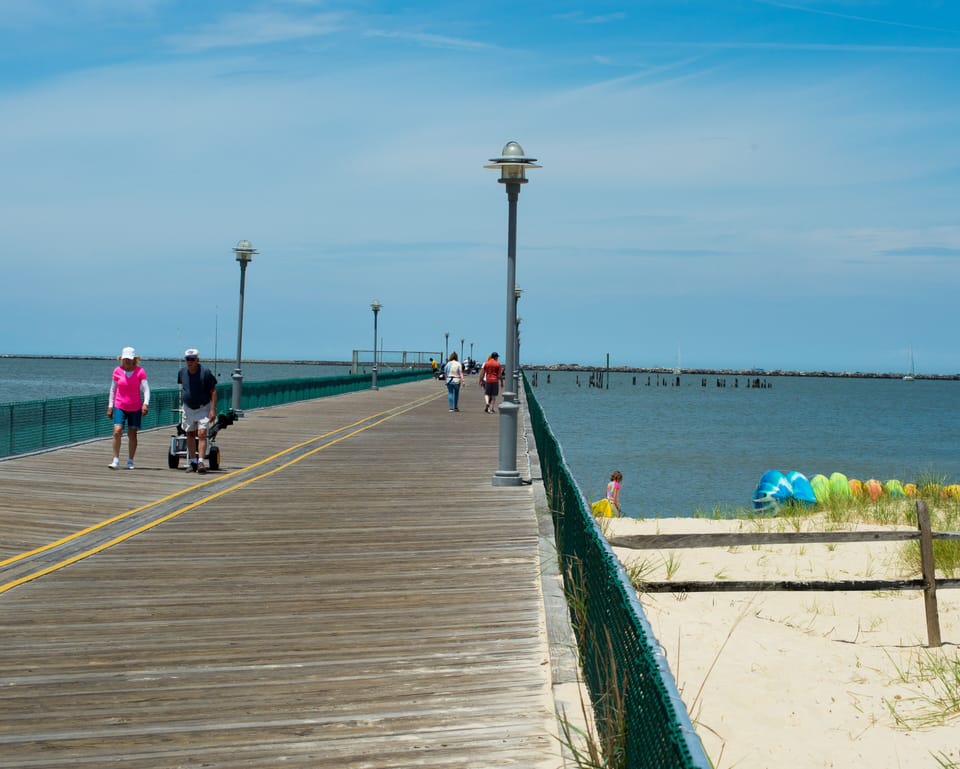 Fishing Pier in Cape Henlopen State Park