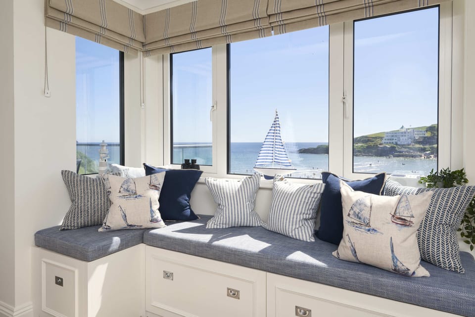 Take in the wonderful views from the comfort of the window seat