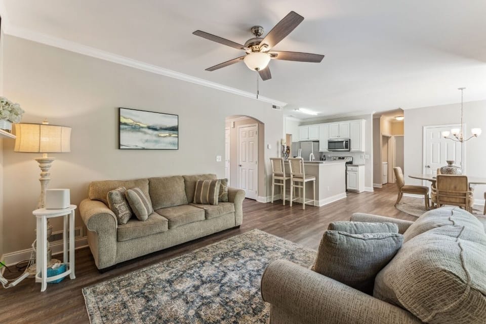 Gathering Room to kitchen! Bedroom and full bath on main thru hallway!