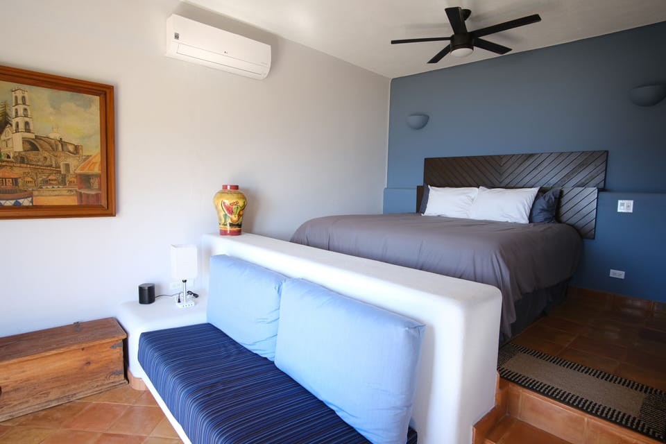 The private casita located "below the main house" for the pinnacle of privacy.
