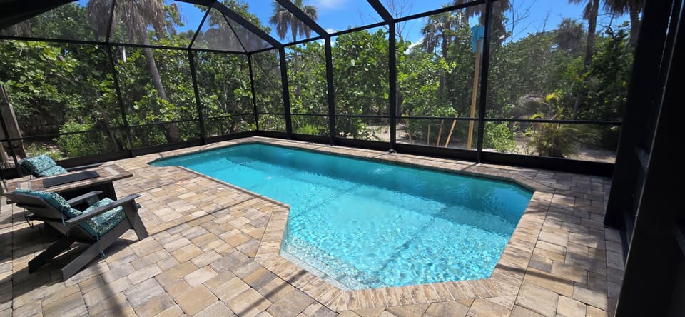 Private pool area.