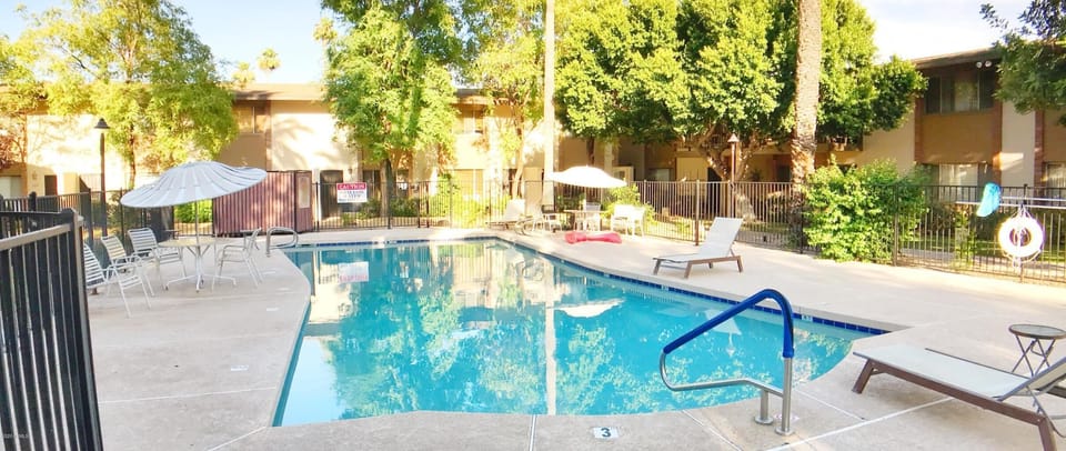 Swimming pool is heated and open all year long!