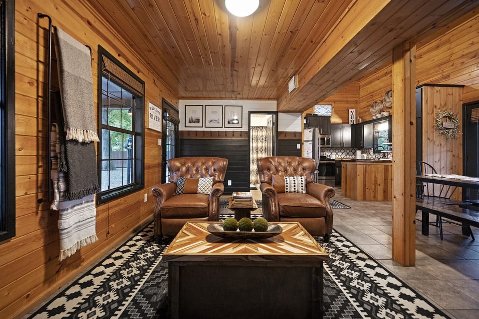 Open downstairs floor plan