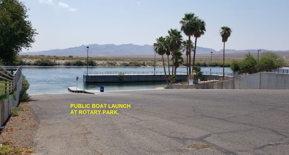 Public boat launch, Rotary Park