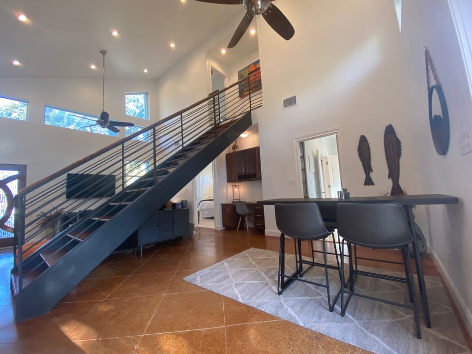 Open floor plan.