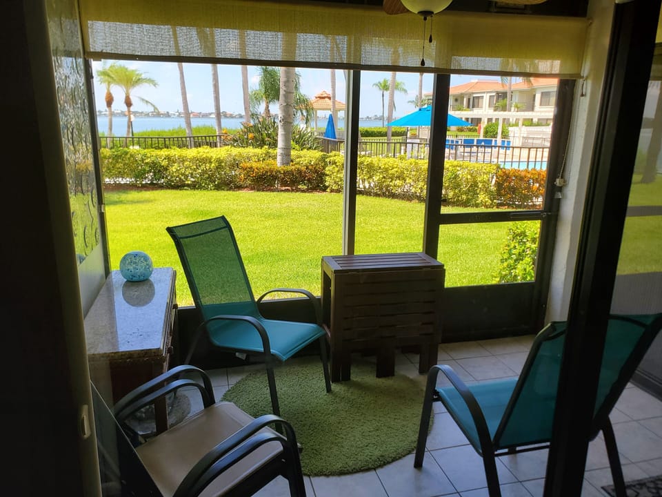 The table folds out for outdoor dining