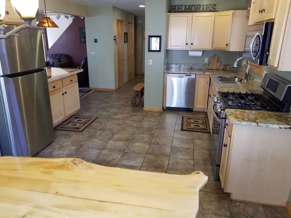 Kitchen and entryway