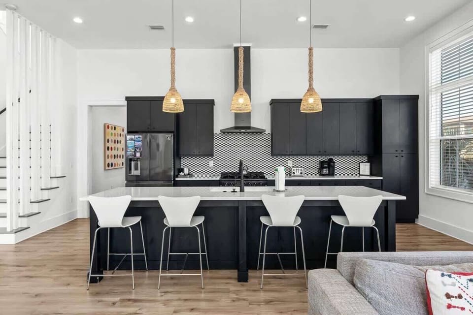 Kitchen and bar seating