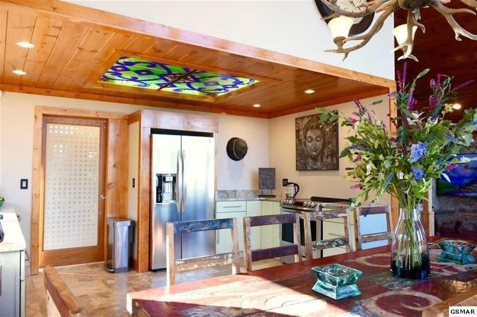 Another view of the kitchen - equipped with all you need for your cooking needs