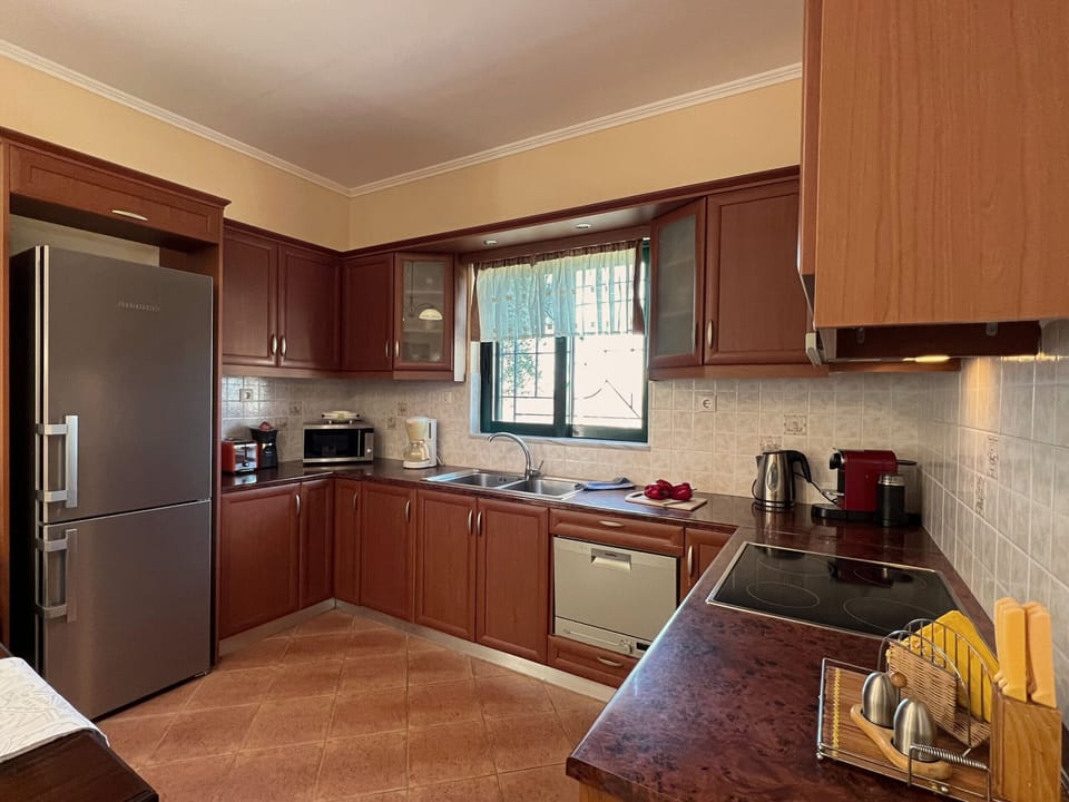 Villa Artemis, Crete, Vrises, the kitchen area