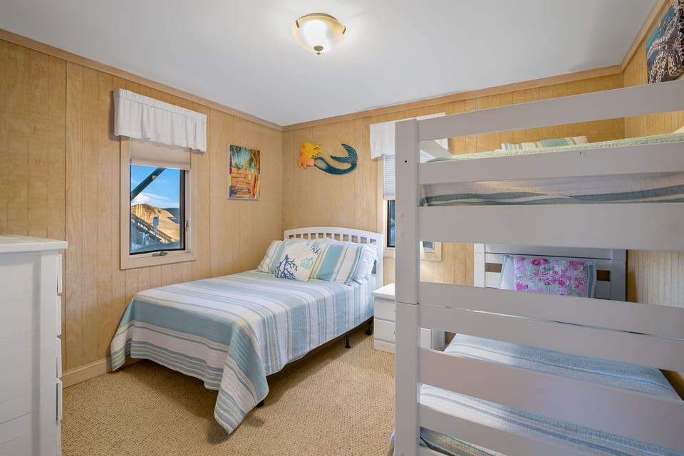 Full Bed and Twin/Twin Bunk Bed