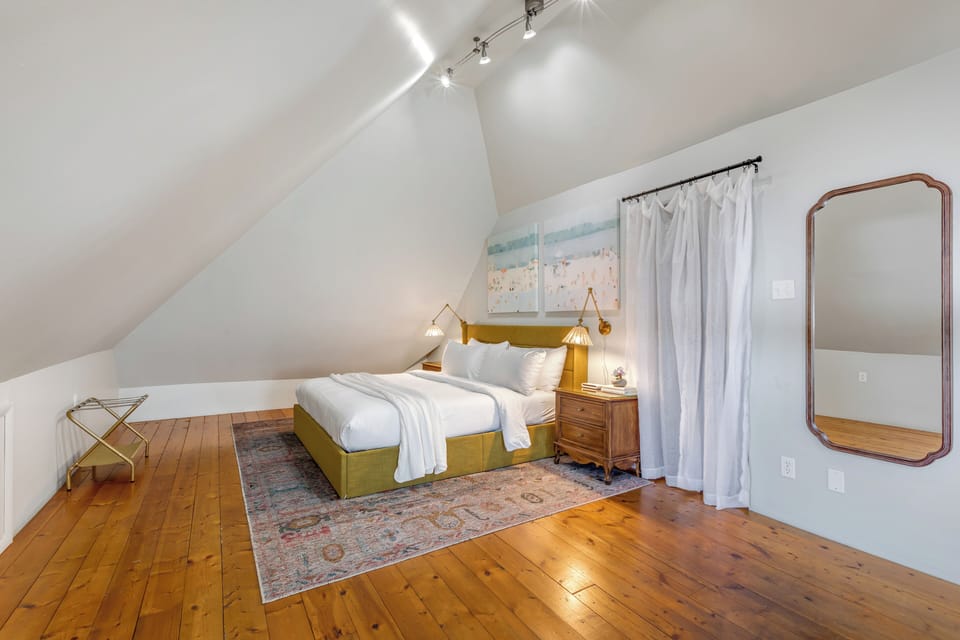 Cozy sleeping area