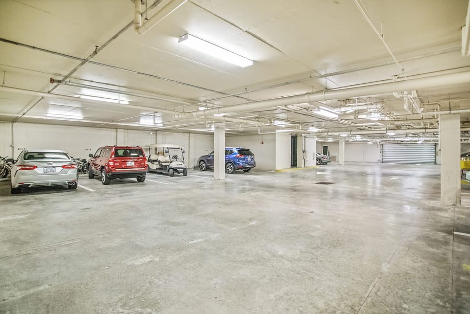 Two garage parking spots
