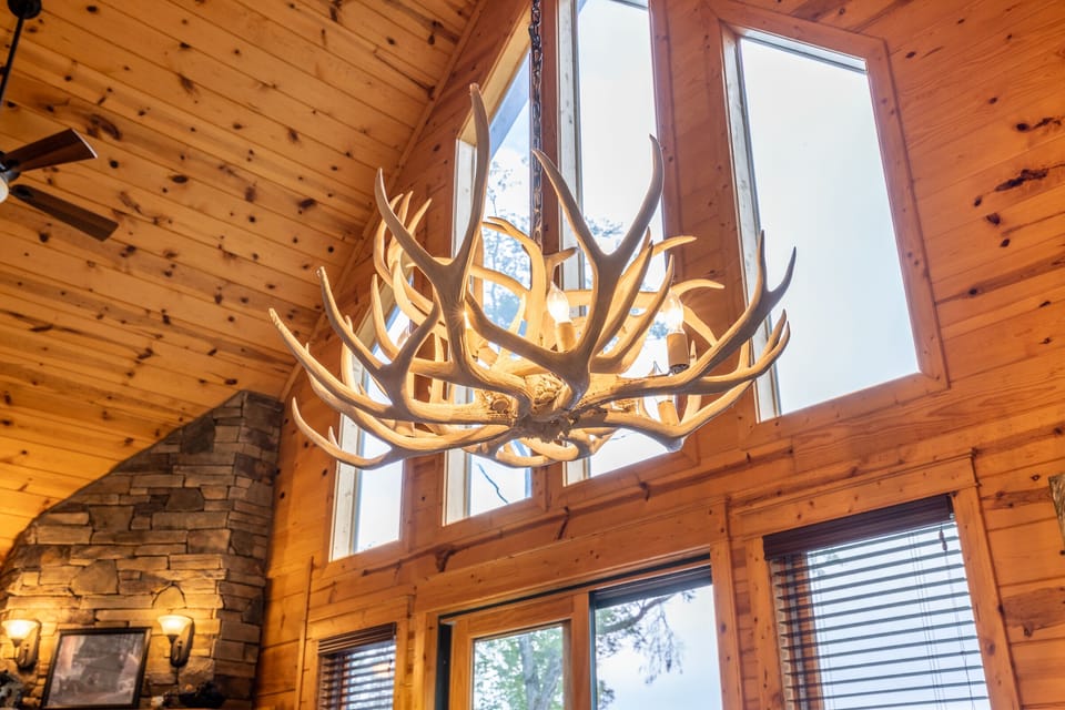 Cabin vibes all aro
und!