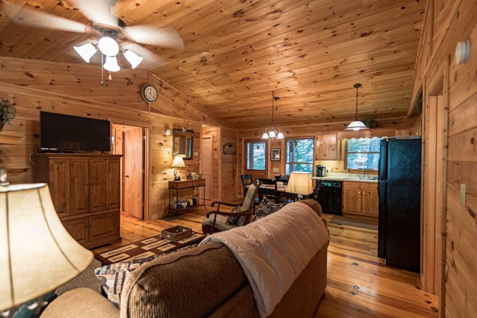 Living room with Netflix