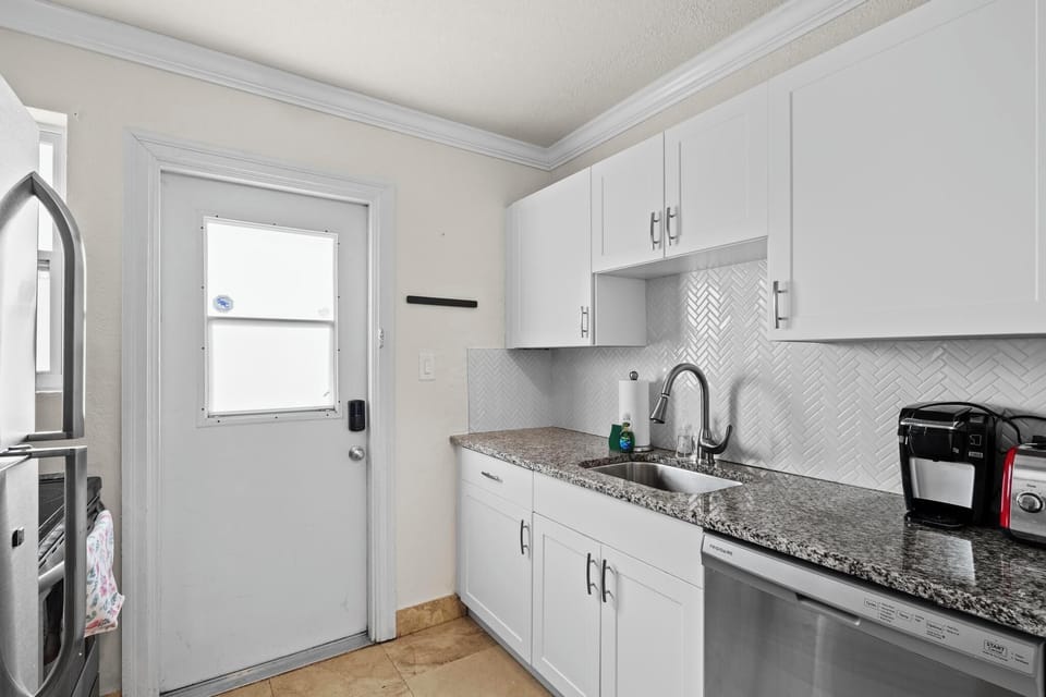 Fully stocked kitchen